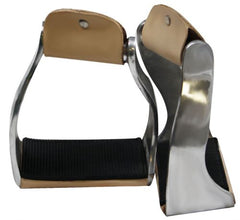 Showman Twisted Angled Aluminum Stirrups