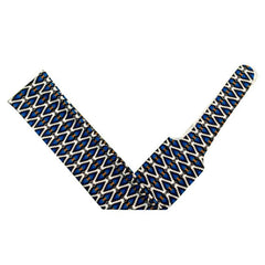 Blue & Sand Slip-On Tail Bag