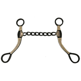 Tom Thumb Chain Mouth with Engraved Shanks - 5"