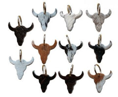 Cowhide Steer Keychain