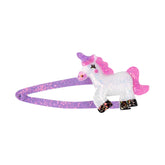 Glitter Unicorn Hair Clips