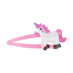 Glitter Unicorn Hair Clips