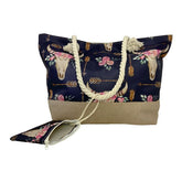 Arrow & Blossom Weekender Tote