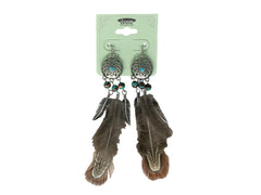 Turquoise Dream Catcher Earrings