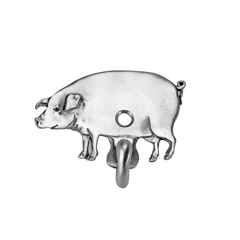 Pewter Pig Hook