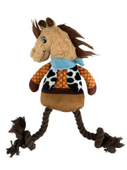 Western Horse & Rope Dog Toy
