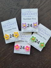 Number Pins - Flowers