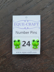 Number Pins - Frogs
