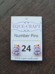 Number Pins - Unicorns