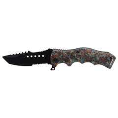 Woodland Tactical Assist Camo Folding Knife