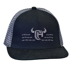 Barbed Wire Mesh Panel Baseball Cap