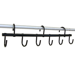 6-Hook Swivel Tack Rack