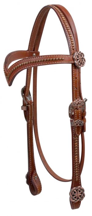 Showman Headstall with V Browband