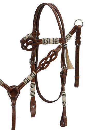 Showman Celtic Knot Headstall/Breast Collar Set