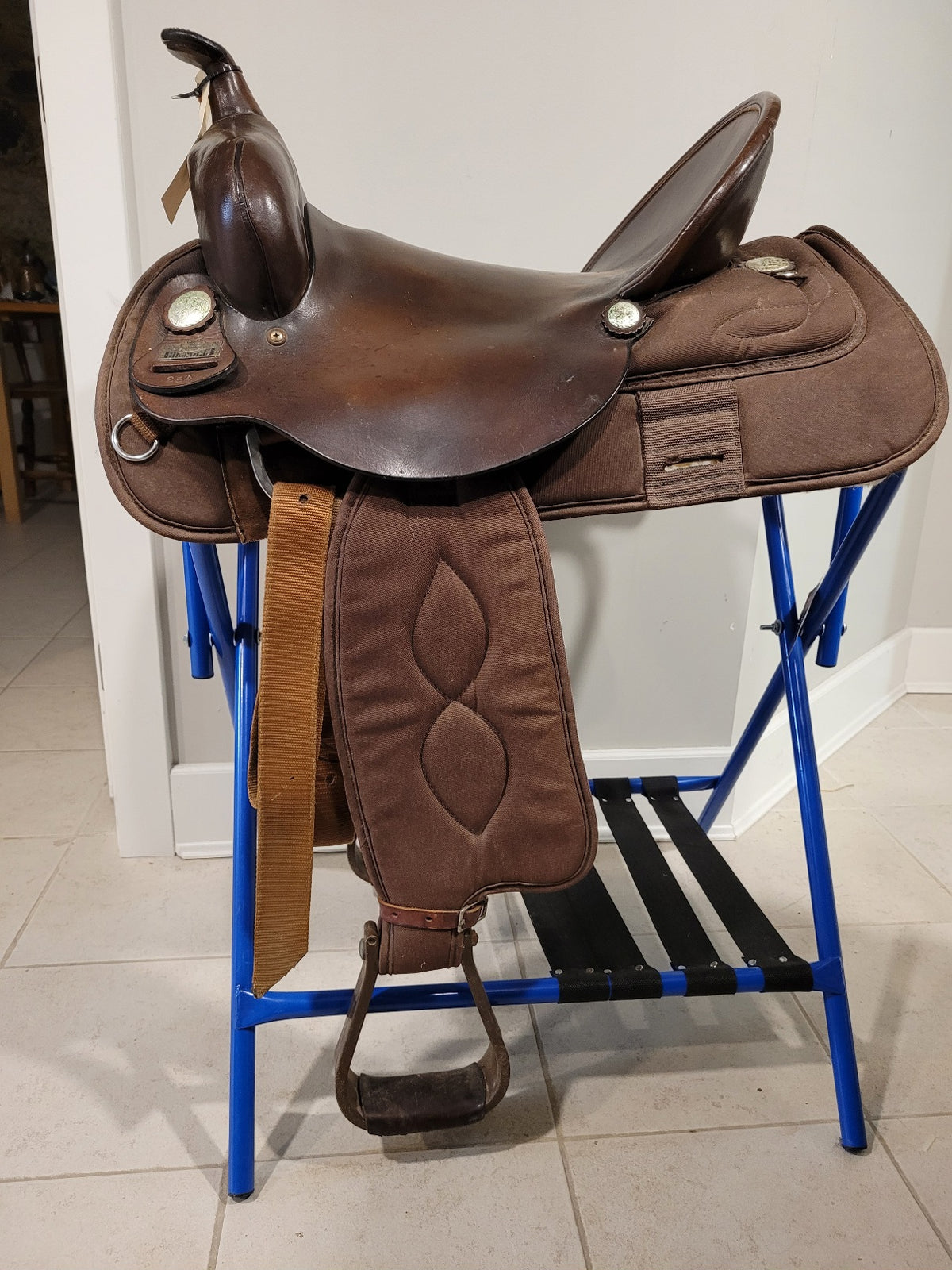 Big Horn Synthetic Western Saddle 16" Full 1/4 Bars