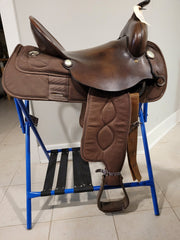 Big Horn Synthetic Western Saddle 16" Full 1/4 Bars