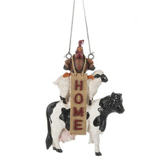 "Home" Farm Animals Ornament