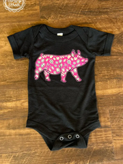 Sterling Kreek Concho Pig Onesie