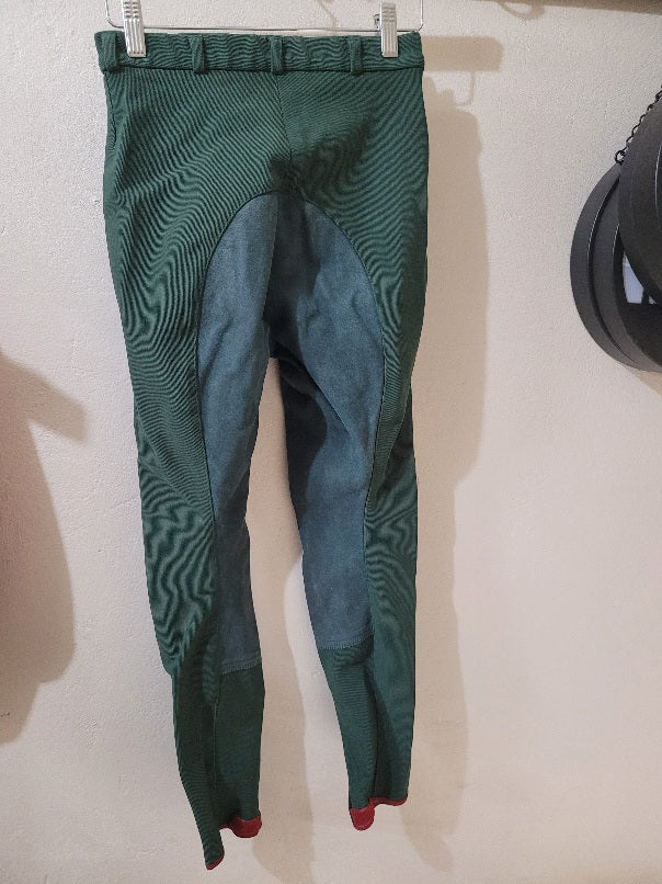 Euro-Star Green Full Seat Breeches - 26