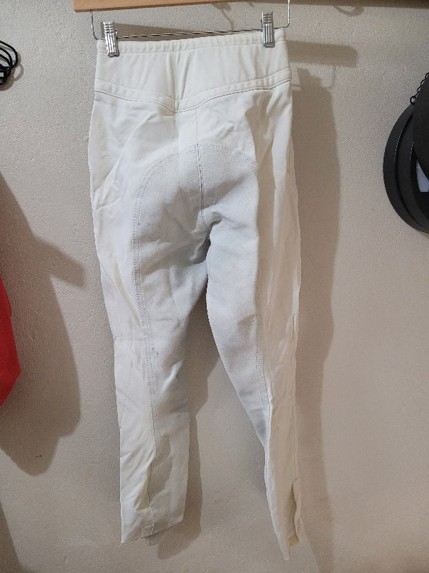 Pikeur White Full Seat Breeches - 26L