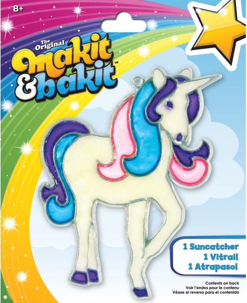 Makit & Bakit Suncatcher Kit - Glitter Unicorn