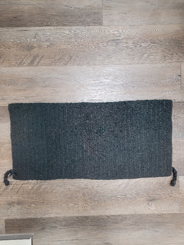 Green Wool Saddle Blanket