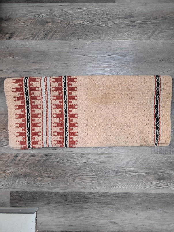 Beige Saddle Blanket