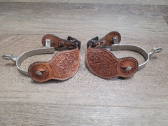 Walt Woodard Roping Spurs & Straps