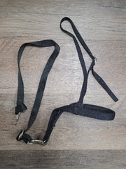 Black Nylon Tiedown Noseband