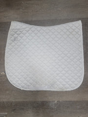 Union Hill White Dressage Pad