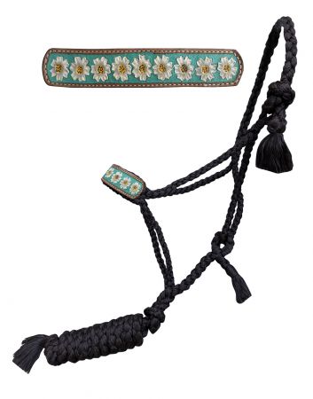 Mule Tape Halter with Daisies
