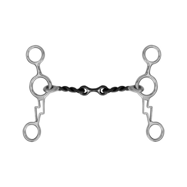 Thunderbolt Twisted Junior Cowhorse Bit with Dogbone