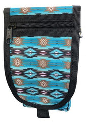 Showman Teal Aztec Cell Phone/Accessories Case