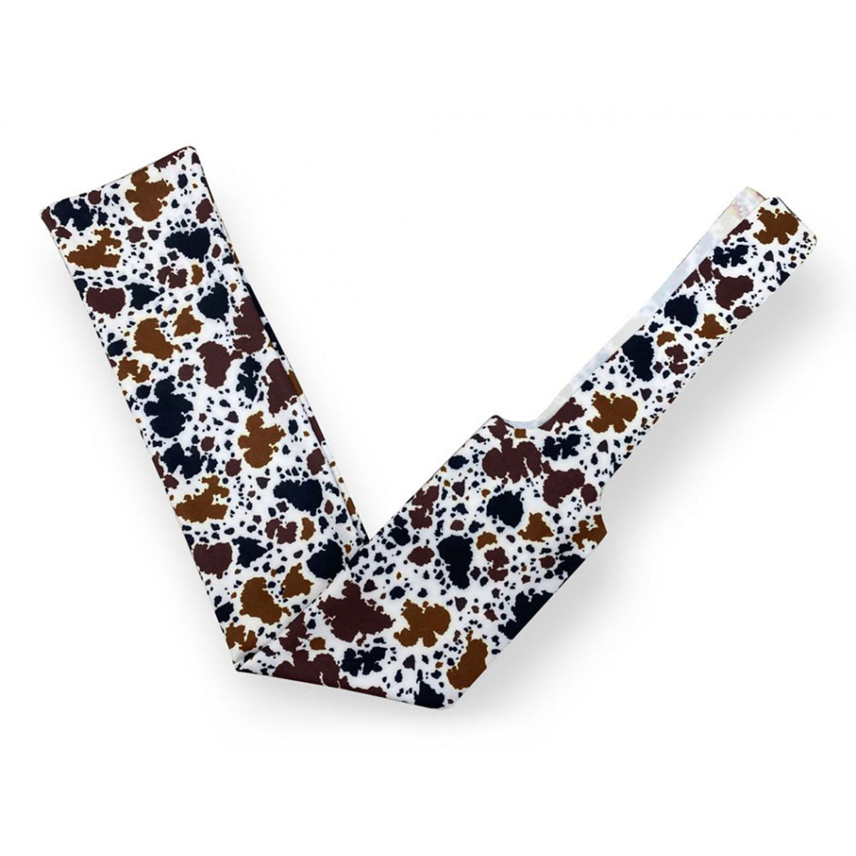 Showman Lycra Cow Print Tail Bag