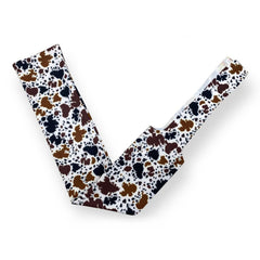 Showman Lycra Cow Print Tail Bag