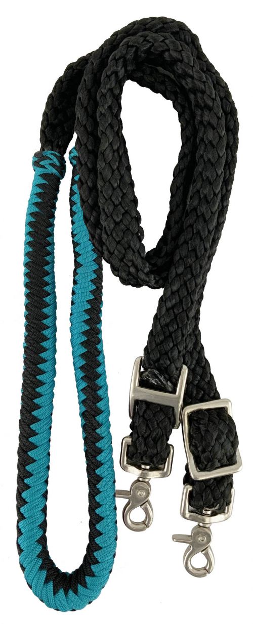 Soft Cotton 8' Braided Barrel Reins