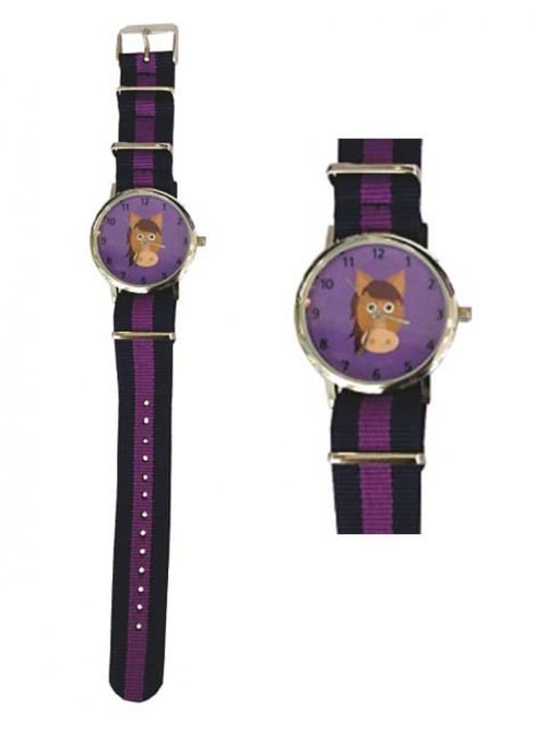 Horse Head Watch - Purple