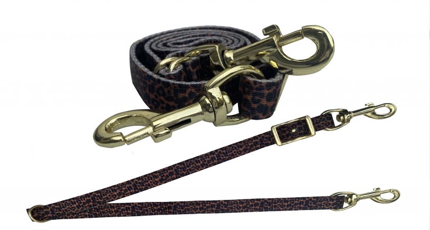 Showman Cheetah Print Nylon Tiedown