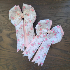 Show Bows - Pink/White Floral