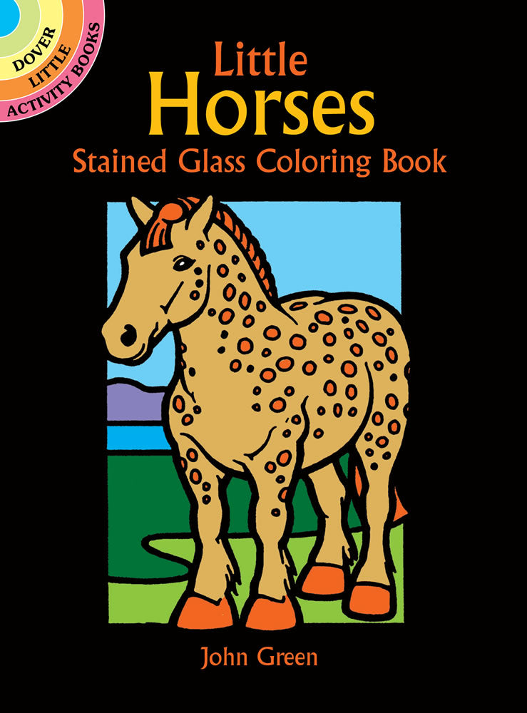 Little Horses Stained Glass Colouring Booklet