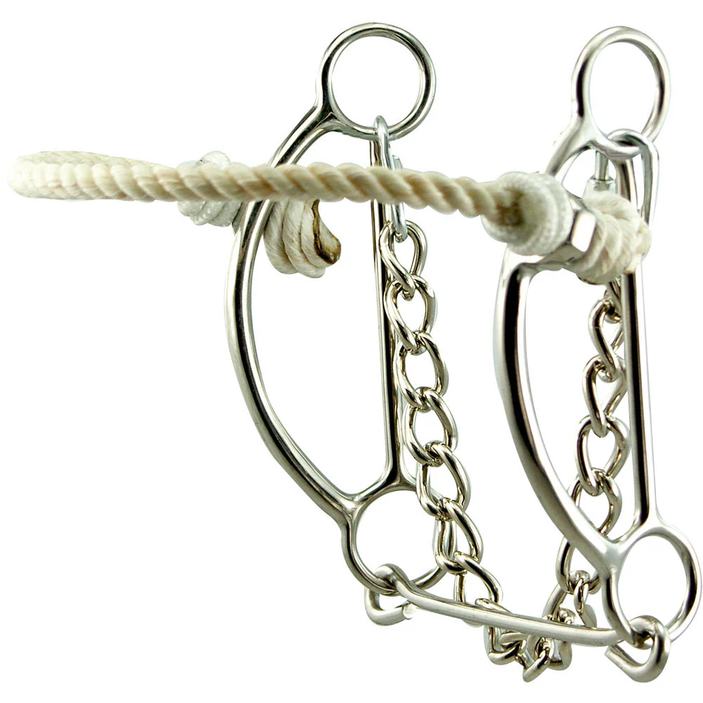 Trap Hackamore with Rope Nose