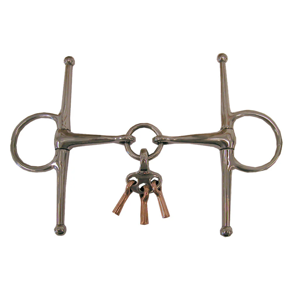 Full Cheek Snaffle with Copper Players