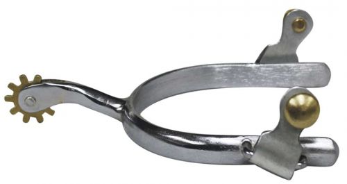 Showman Ladies Chrome Plated Spurs