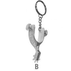 Silver Spur Keychain