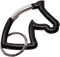 Horse Head Carabiner Keychain