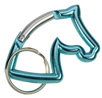 Horse Head Carabiner Keychain