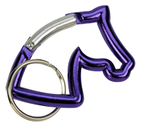 Horse Head Carabiner Keychain