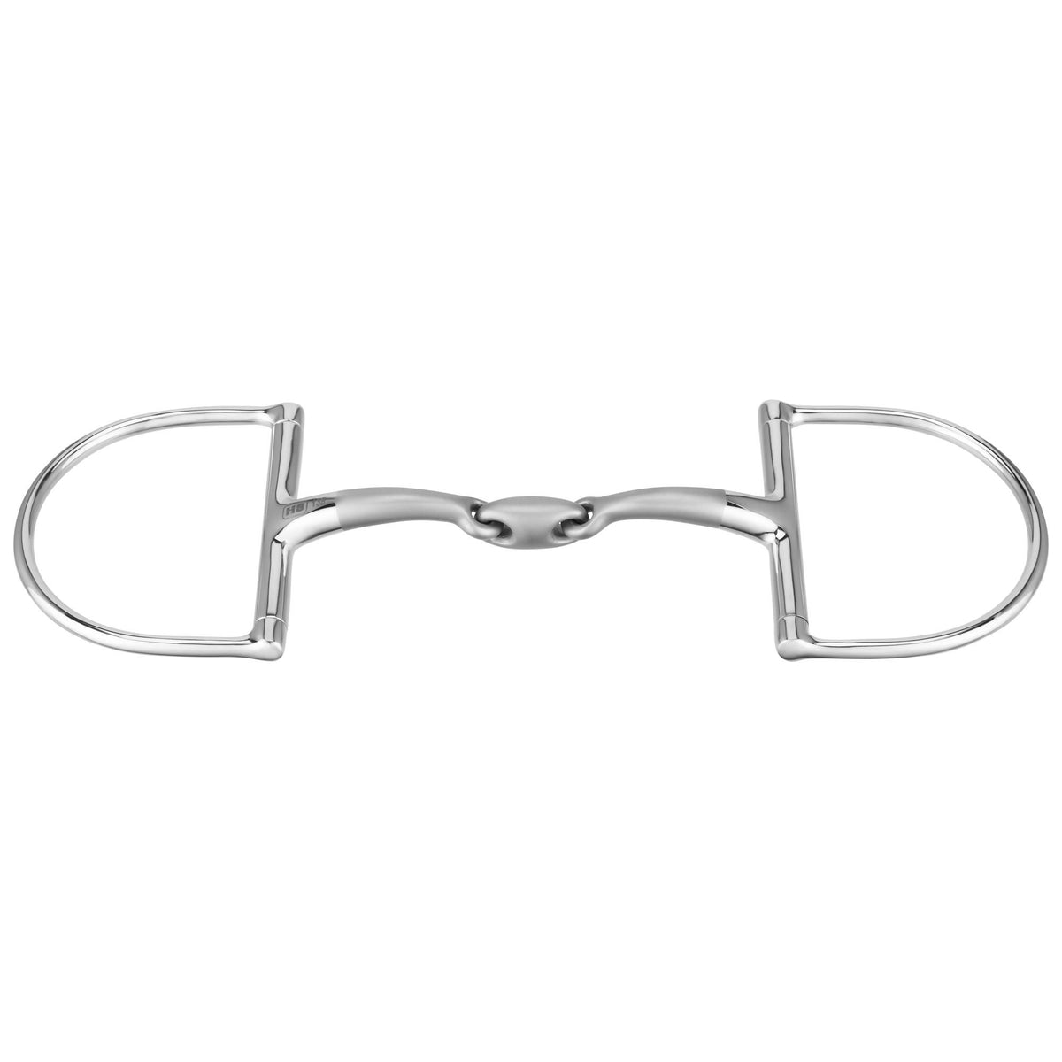 Sprenger Satinox Double Jointed Dee Ring Snaffle - 14 mm