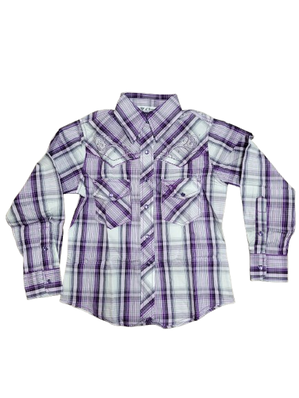 Youth Girl's Shirt - Purple