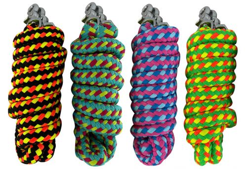 Soft Cotton Braided Contest Reins 8'